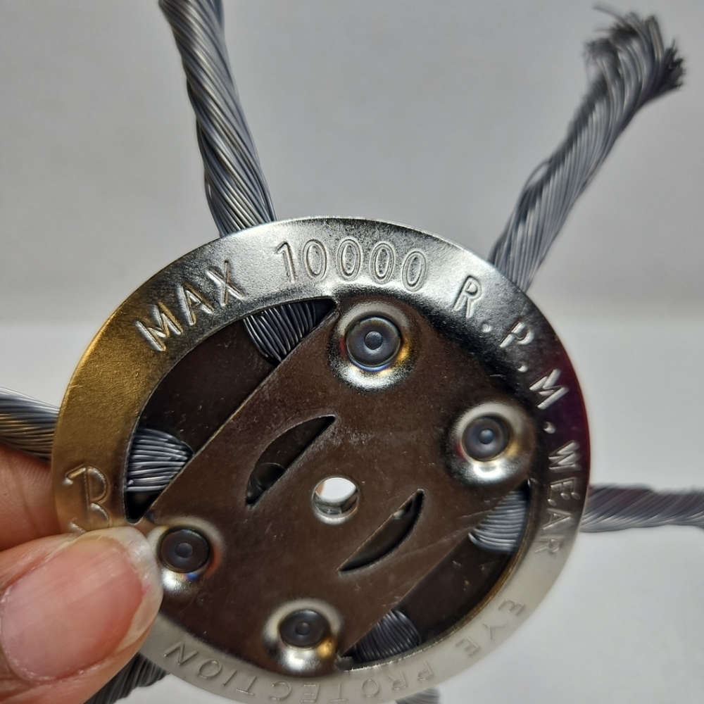 Heavy-Duty Wire Brush Wheel